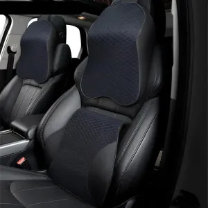 Memory FOAM  Car Seat Back Support Cushion Waist Rest Pillow Lumbar Support for Car Seat
