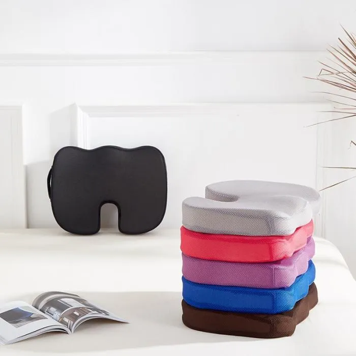 Memory Foam Sciatica & Back Pain Relief Cushion