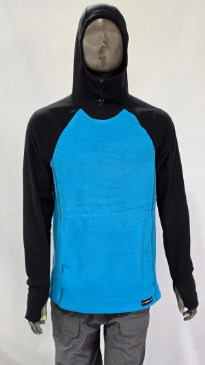 Men's Hoodie - Sky Blue w/ Black sleeves & hood