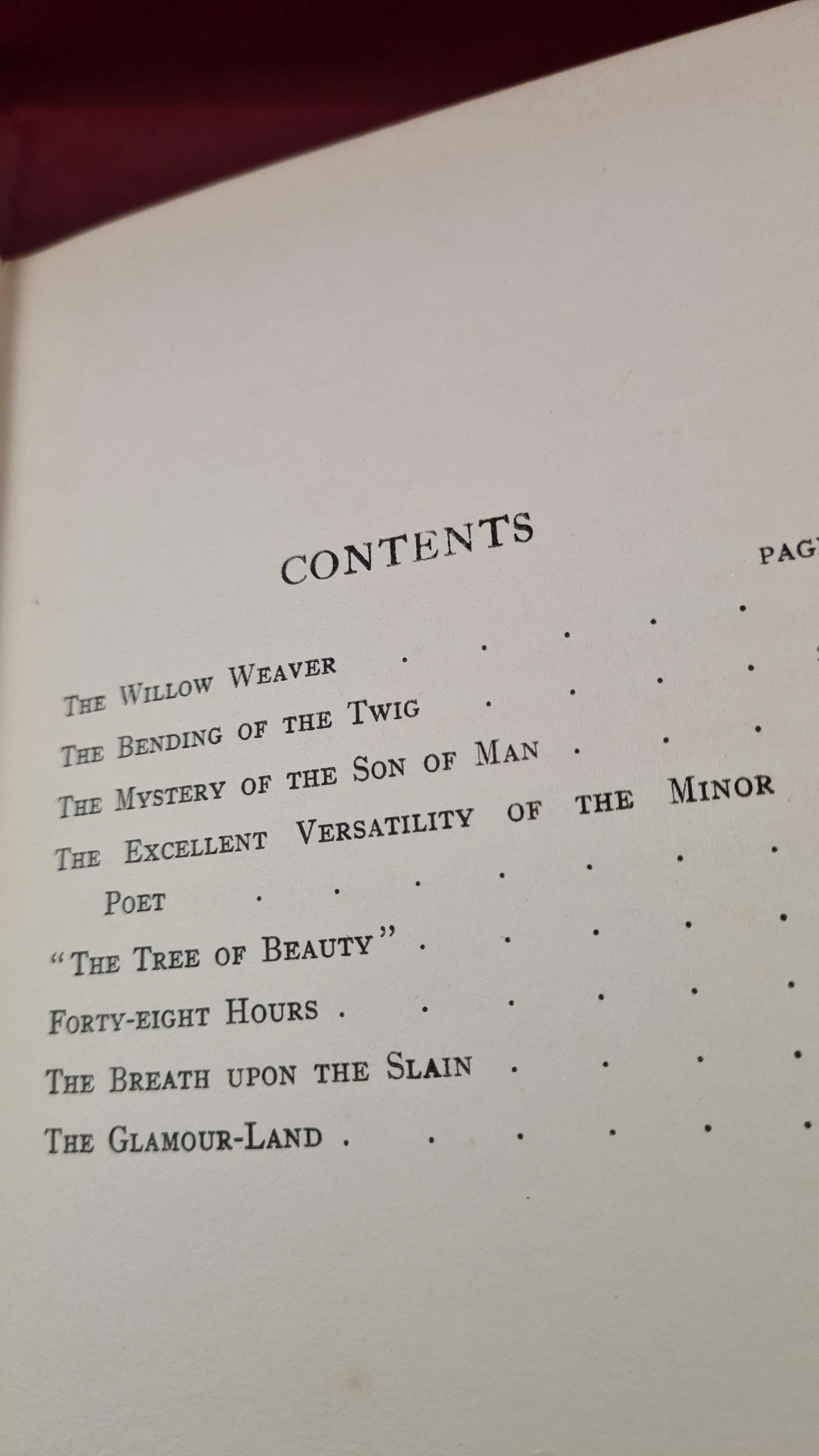 Michael Wood - The Willow Weaver & seven other tales, Dent, 1915, First Edition