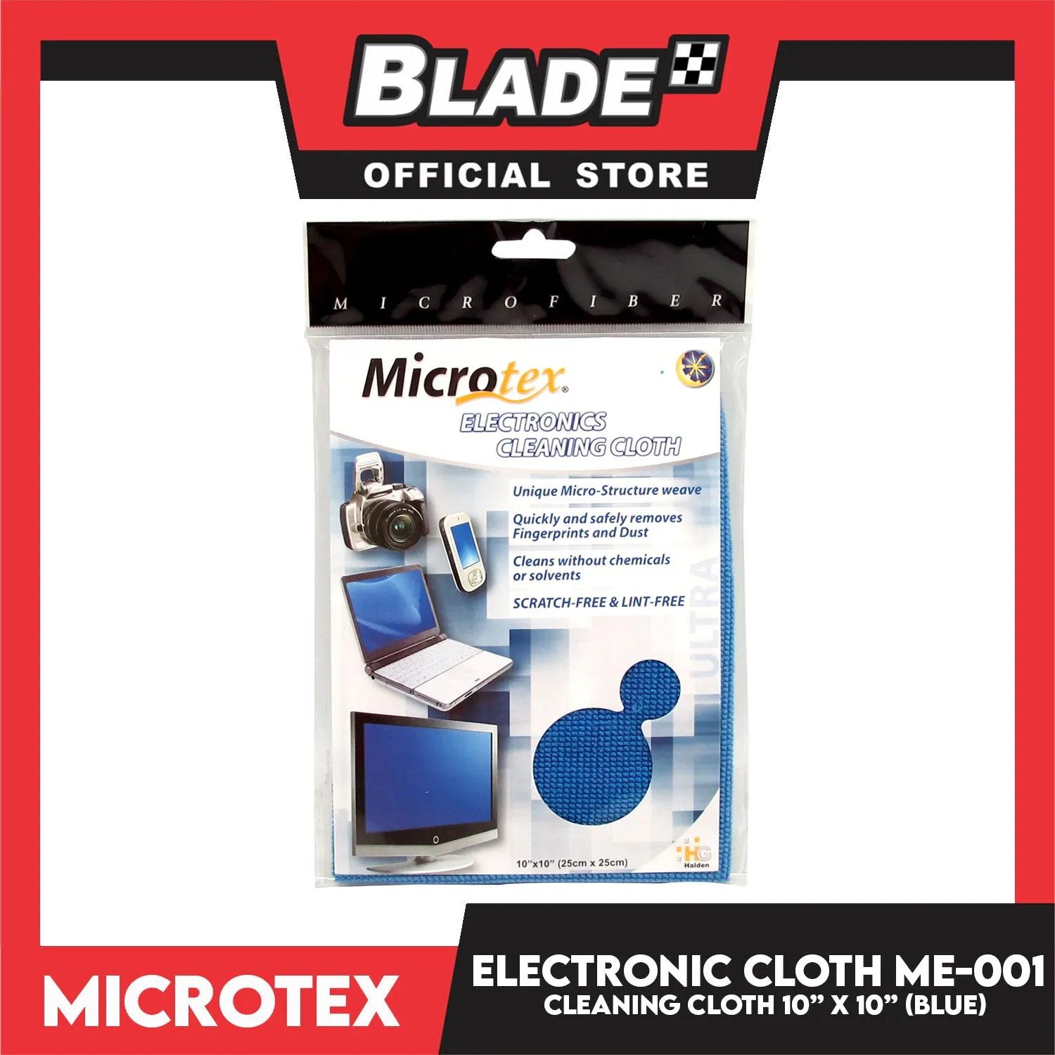 Microtex Electronic Cleaning Cloth ME-001 (Blue)