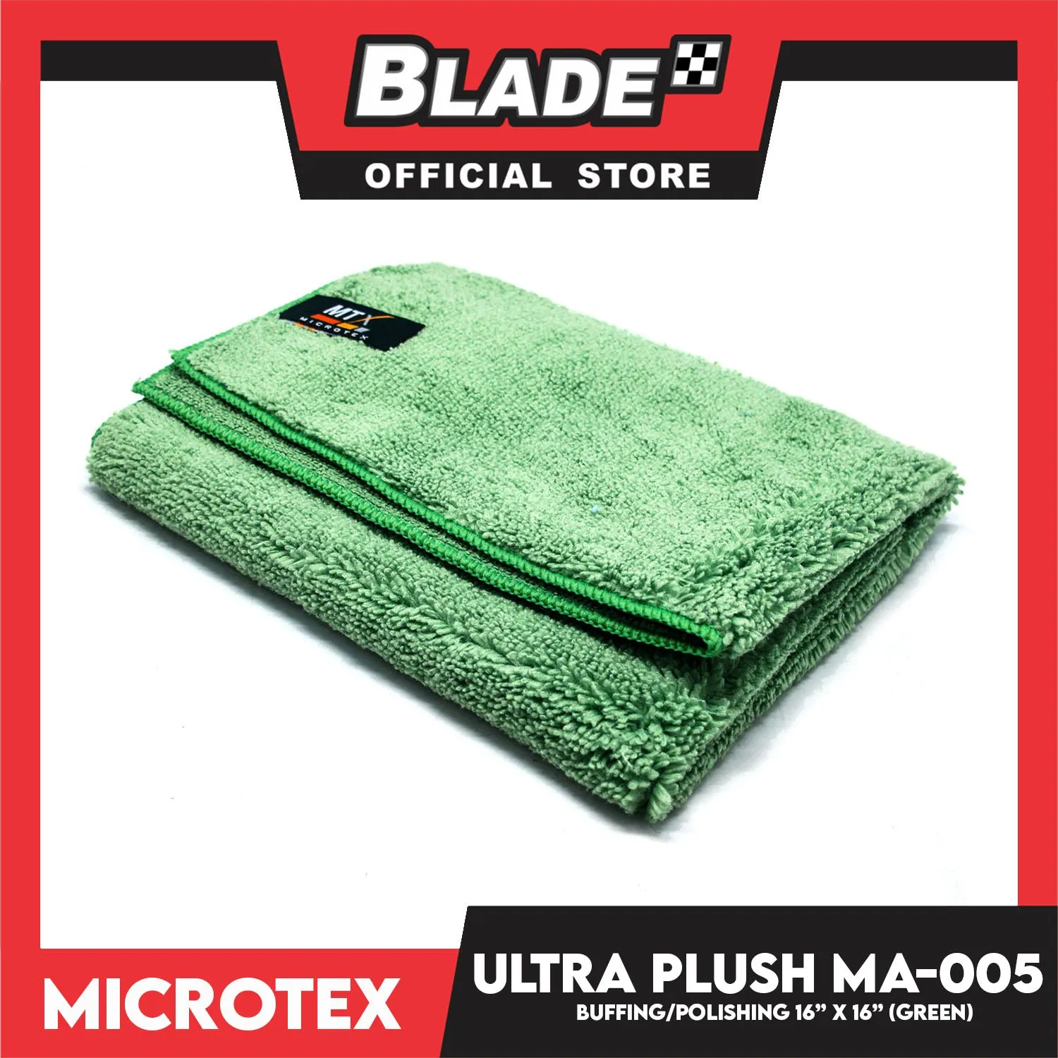 Microtex Ultra Plush Buffing-Polishing Cloth MA-005 (Green)