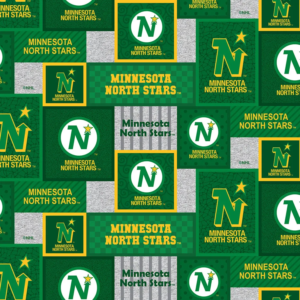 MINNESOTA NORTH STARS-College Patch Fleece-100% Polyester-1177MST