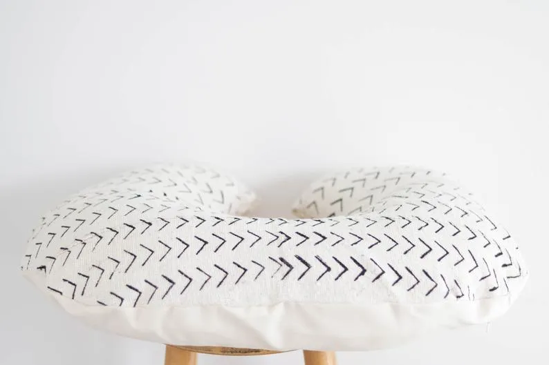 Mud Cloth Nursing Pillow Cover