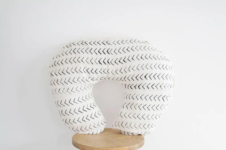 Mud Cloth Nursing Pillow Cover
