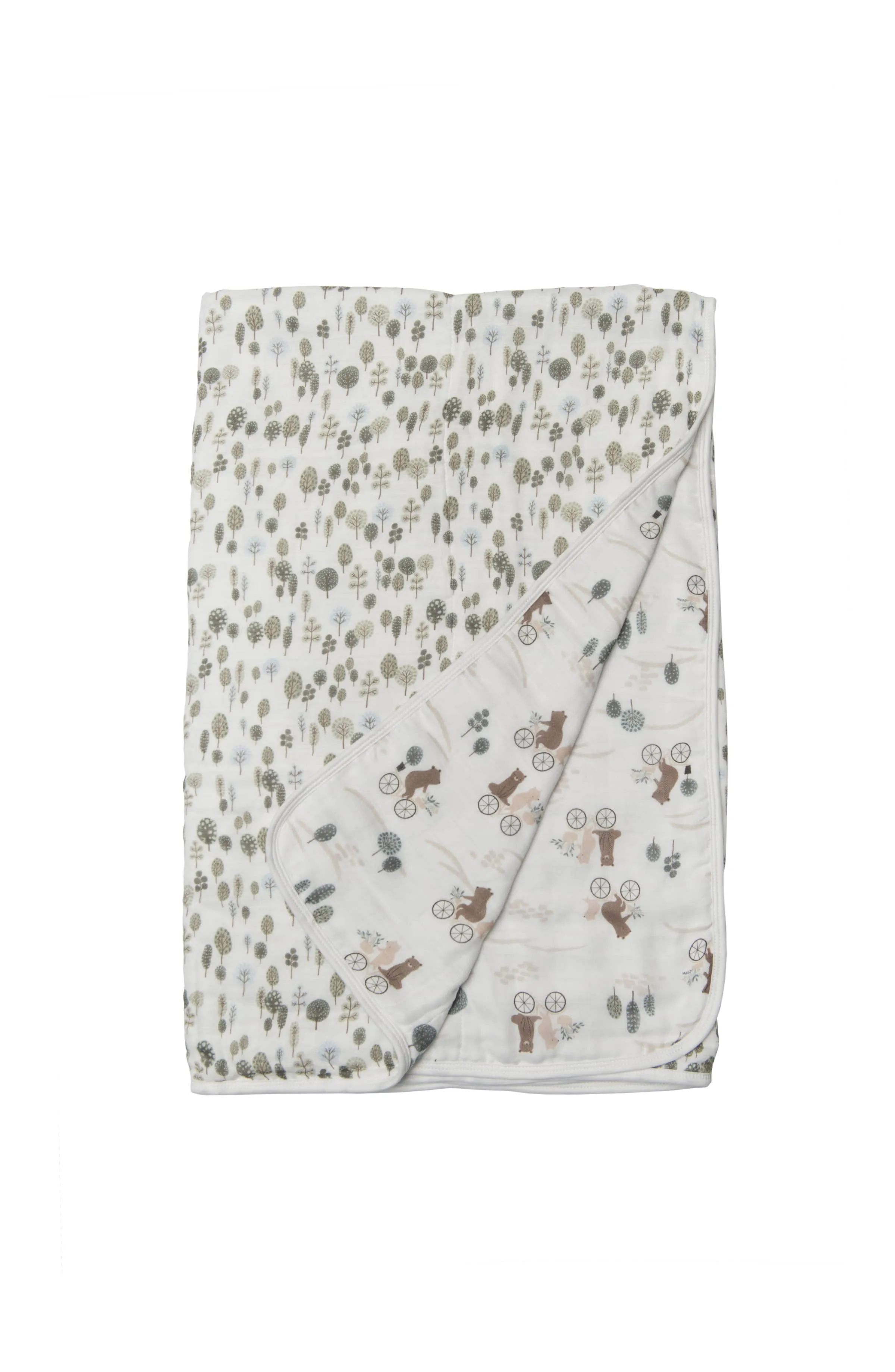 Muslin Quilt - Bears on Bikes