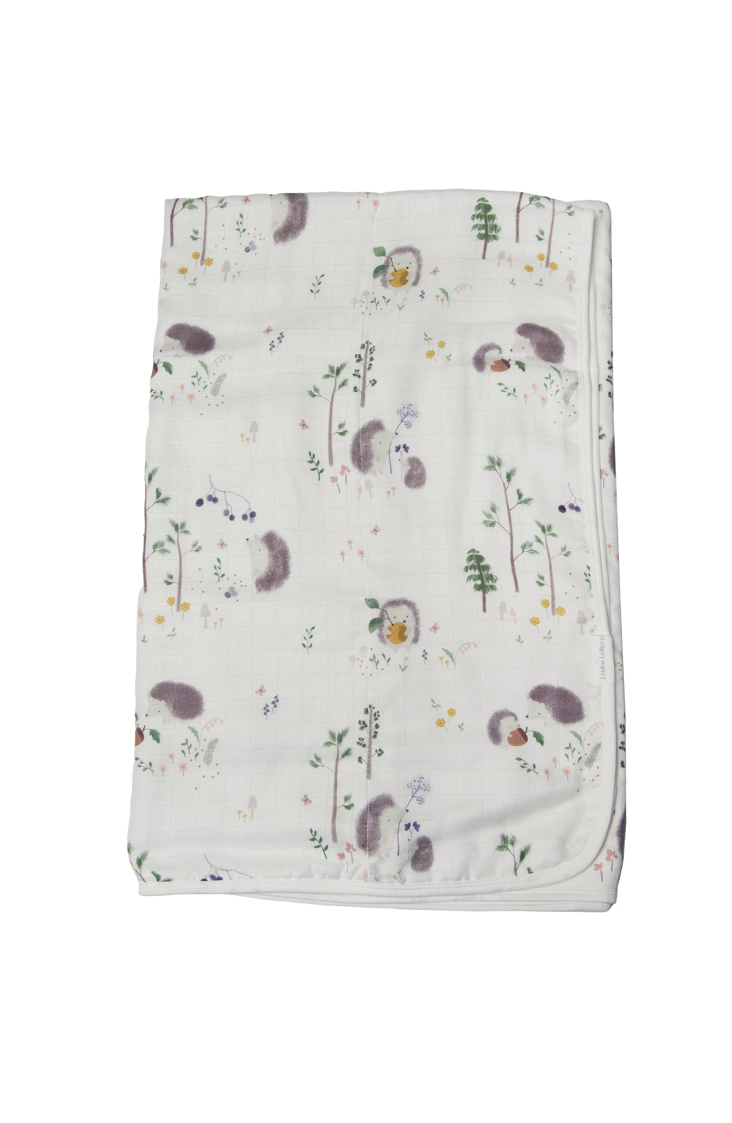 Muslin Quilt - Hedgehogs