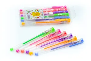 Neon Gel Pen 6pc Set