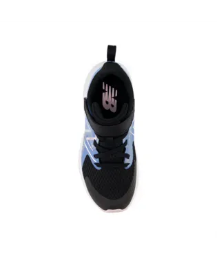 New Balance Kids Rave Run v2 Bungee Lace with Strap - Blue/Pink