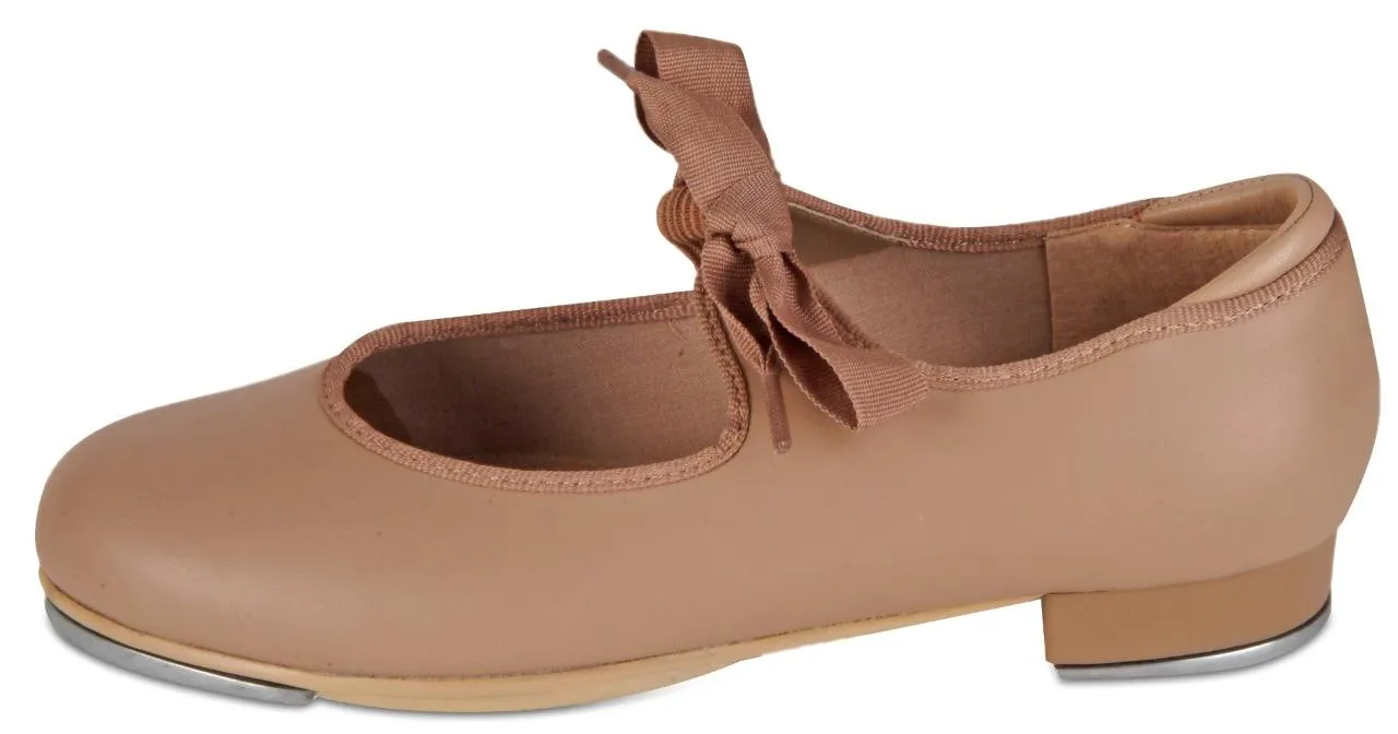 NEW Tap Shoes DANZ N MOTION Child Sizes Kid Sizes Tyette Patent Leather Ribbon & Elastic Student