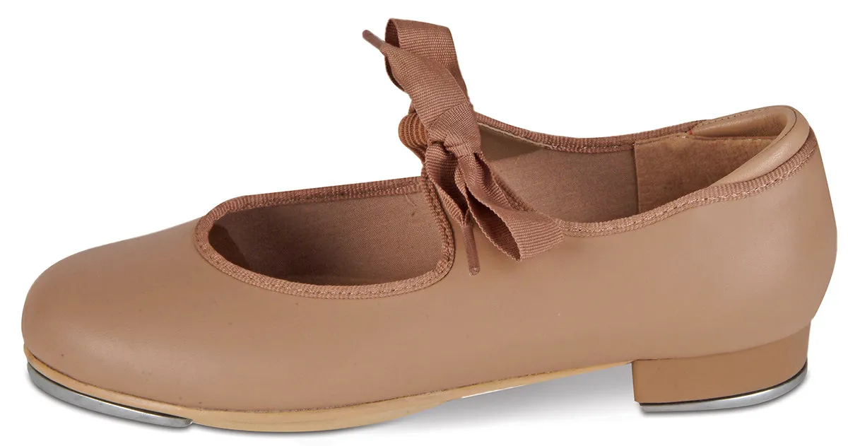NEW Tap Shoes DANZ N MOTION Child Sizes Kid Sizes Tyette Patent Leather Ribbon & Elastic Student