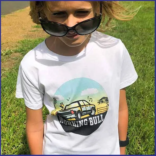 Ollie Kids Tee - White