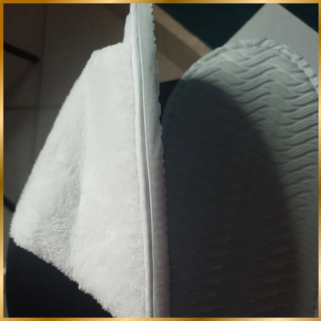 Open Toe Fleece Slippers: Standard Size