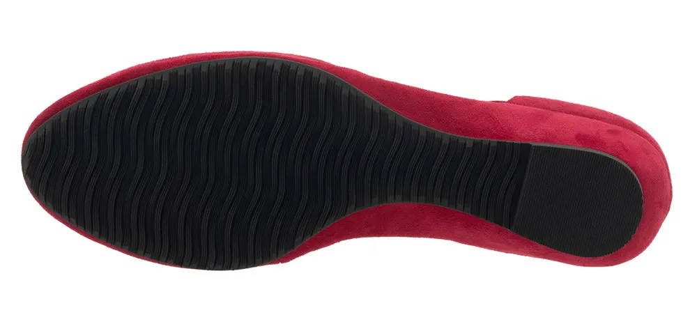 Patsy In Red Kid Suede