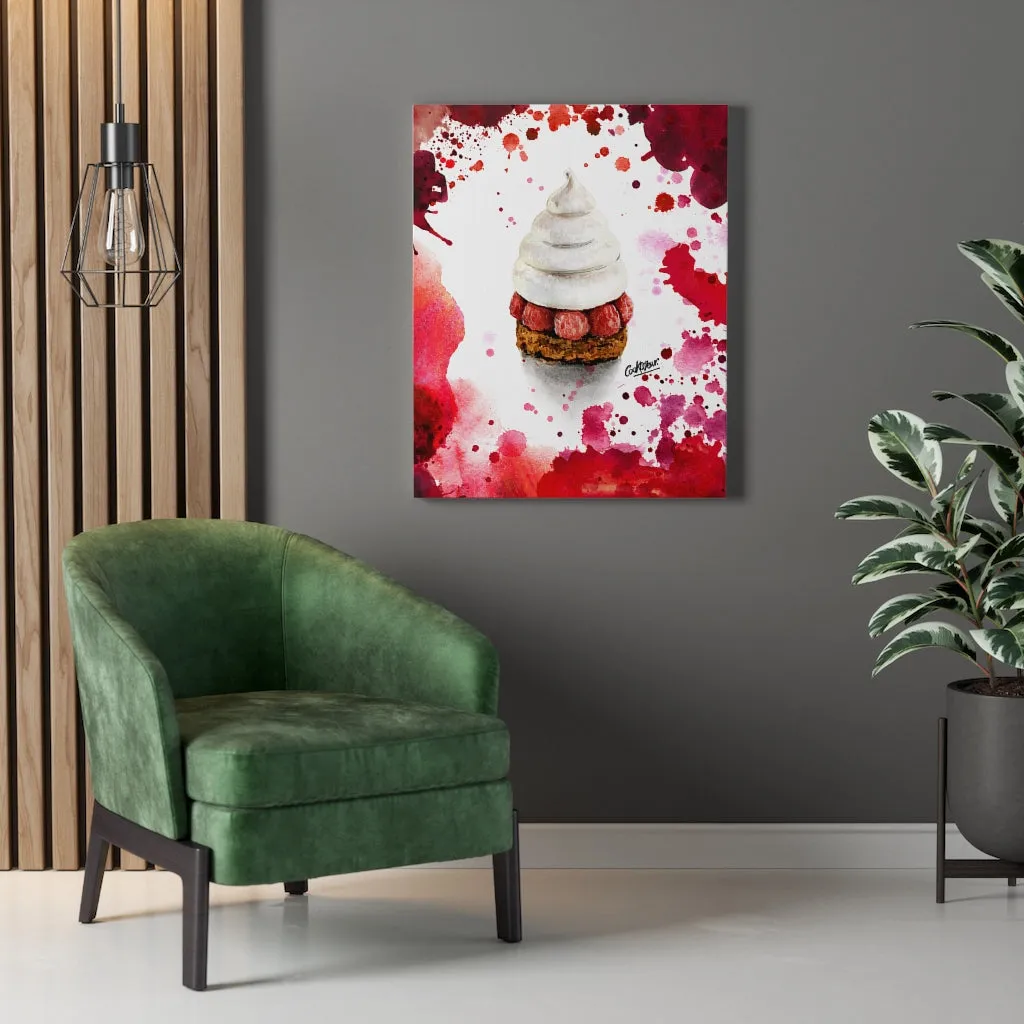 Pavlov Framboise Watercolor Canvas