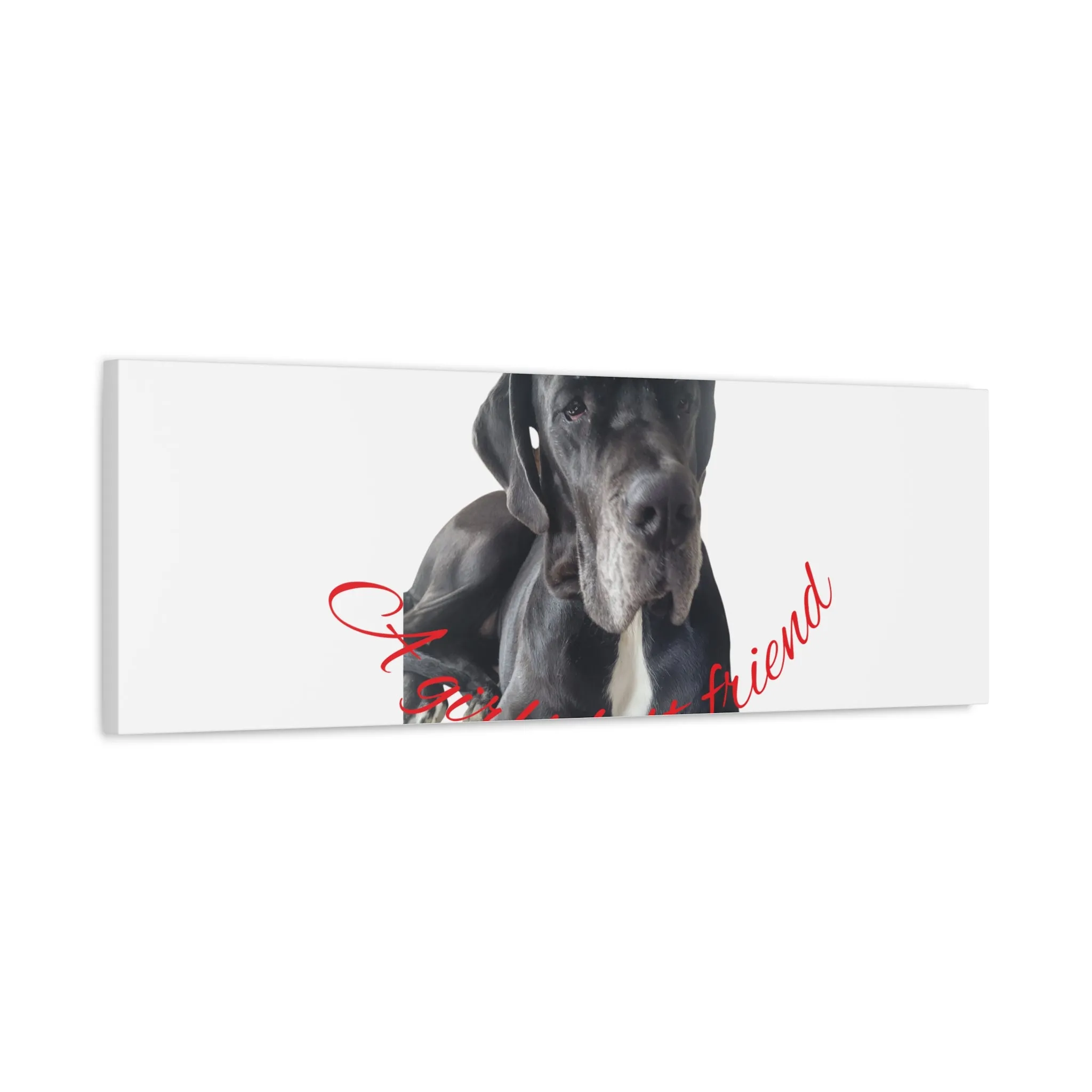 Personalized Dog Portrait Canvas Art - Custom Matte Wall Decor