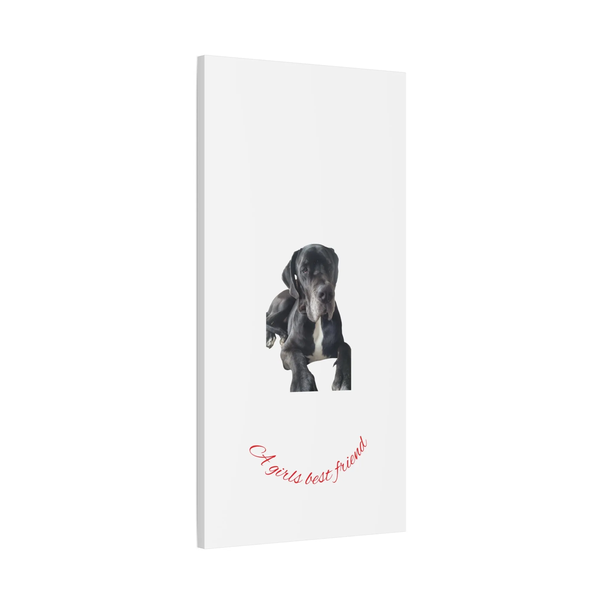 Personalized Dog Portrait Canvas Art - Custom Matte Wall Decor
