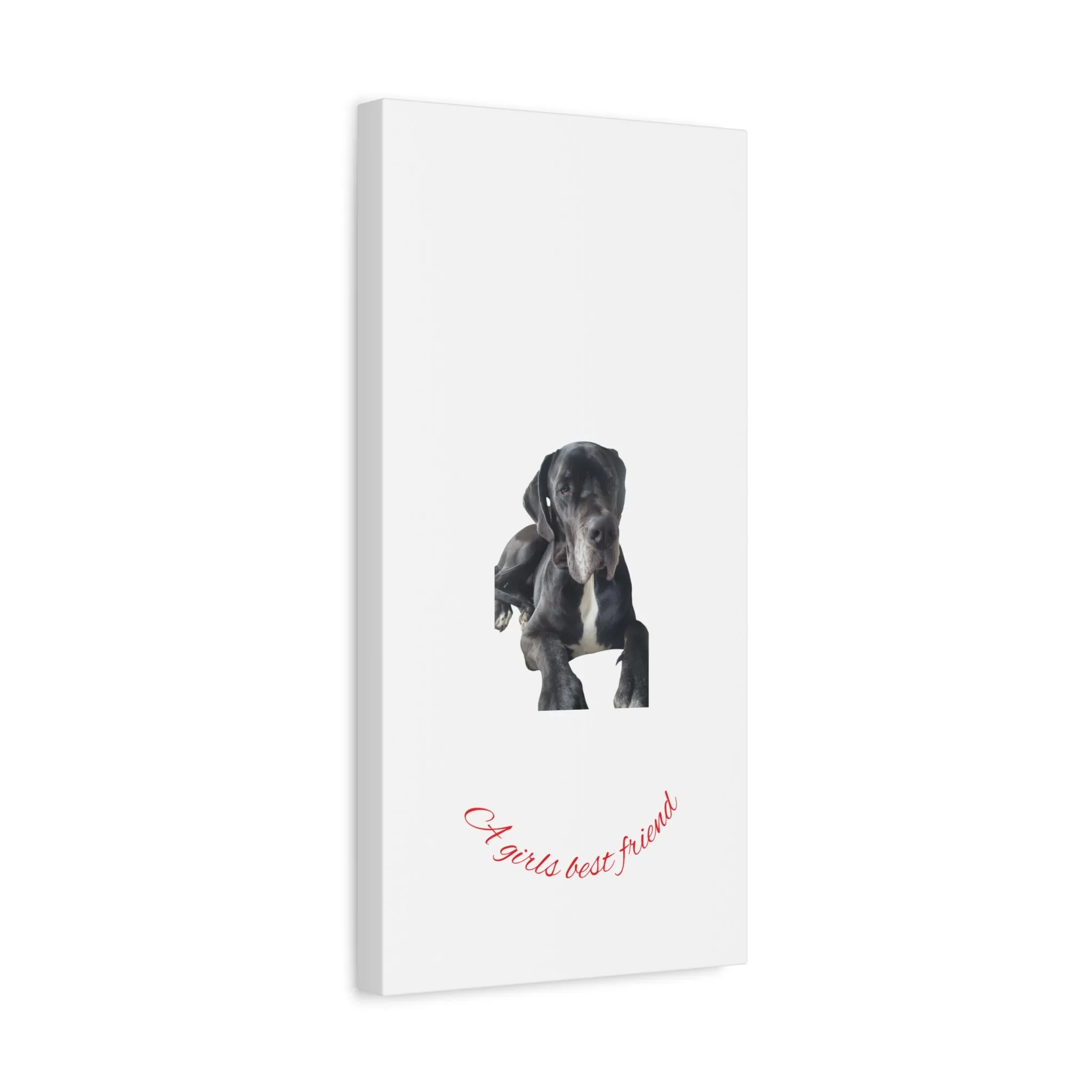 Personalized Dog Portrait Canvas Art - Custom Matte Wall Decor