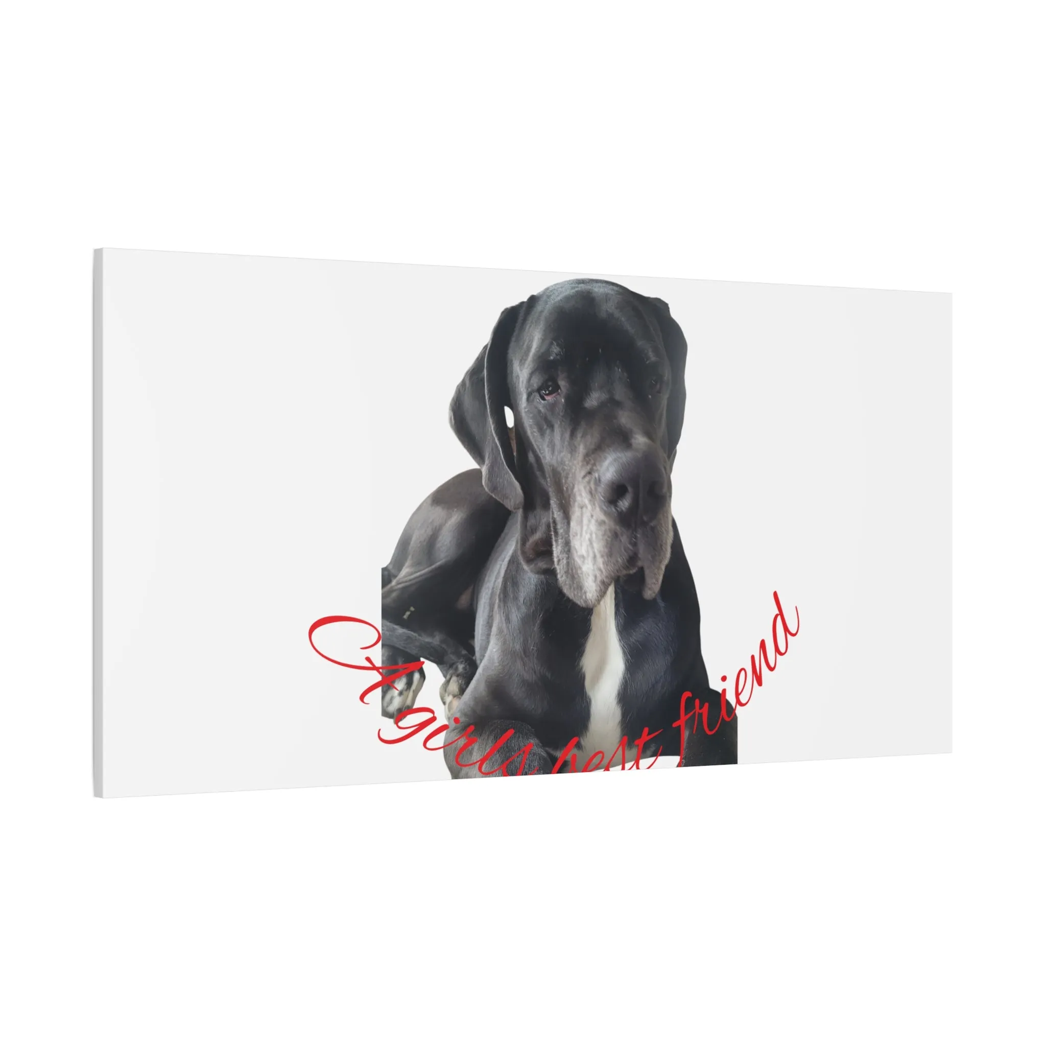 Personalized Dog Portrait Canvas Art - Custom Matte Wall Decor