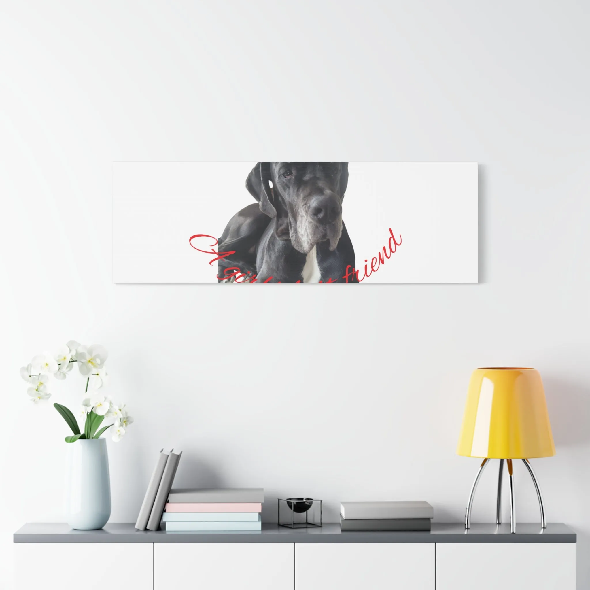 Personalized Dog Portrait Canvas Art - Custom Matte Wall Decor