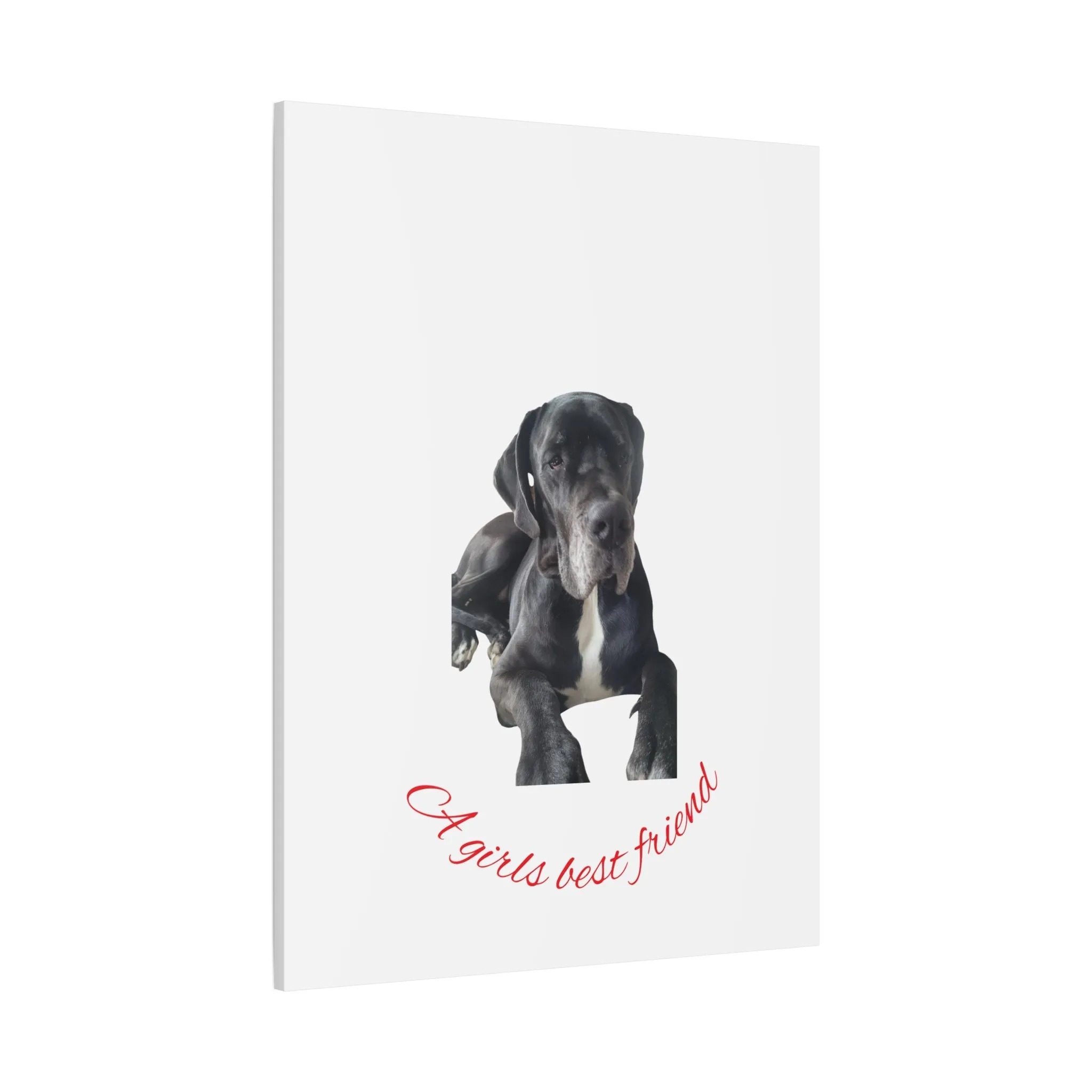 Personalized Dog Portrait Canvas Art - Custom Matte Wall Decor