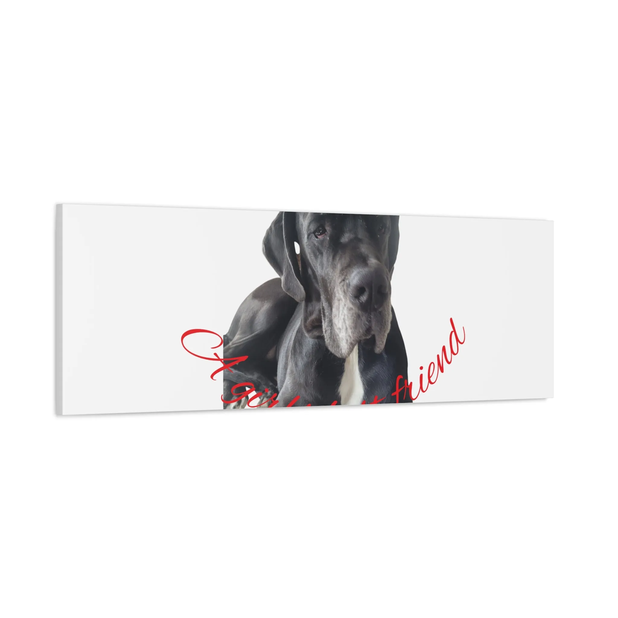 Personalized Dog Portrait Canvas Art - Custom Matte Wall Decor