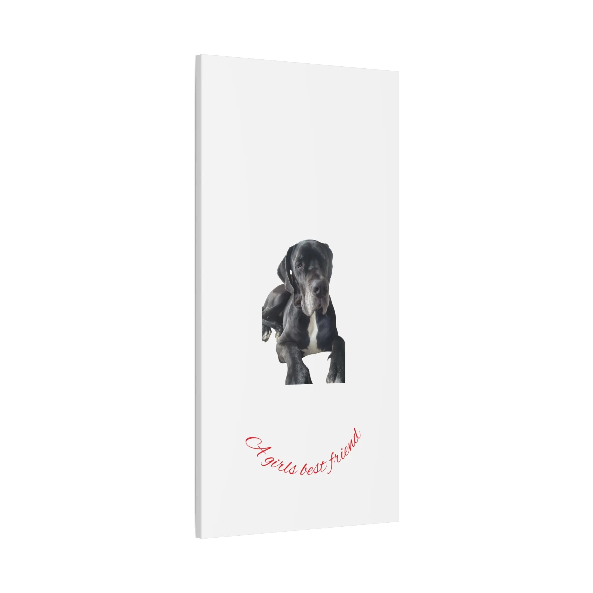Personalized Dog Portrait Canvas Art - Custom Matte Wall Decor