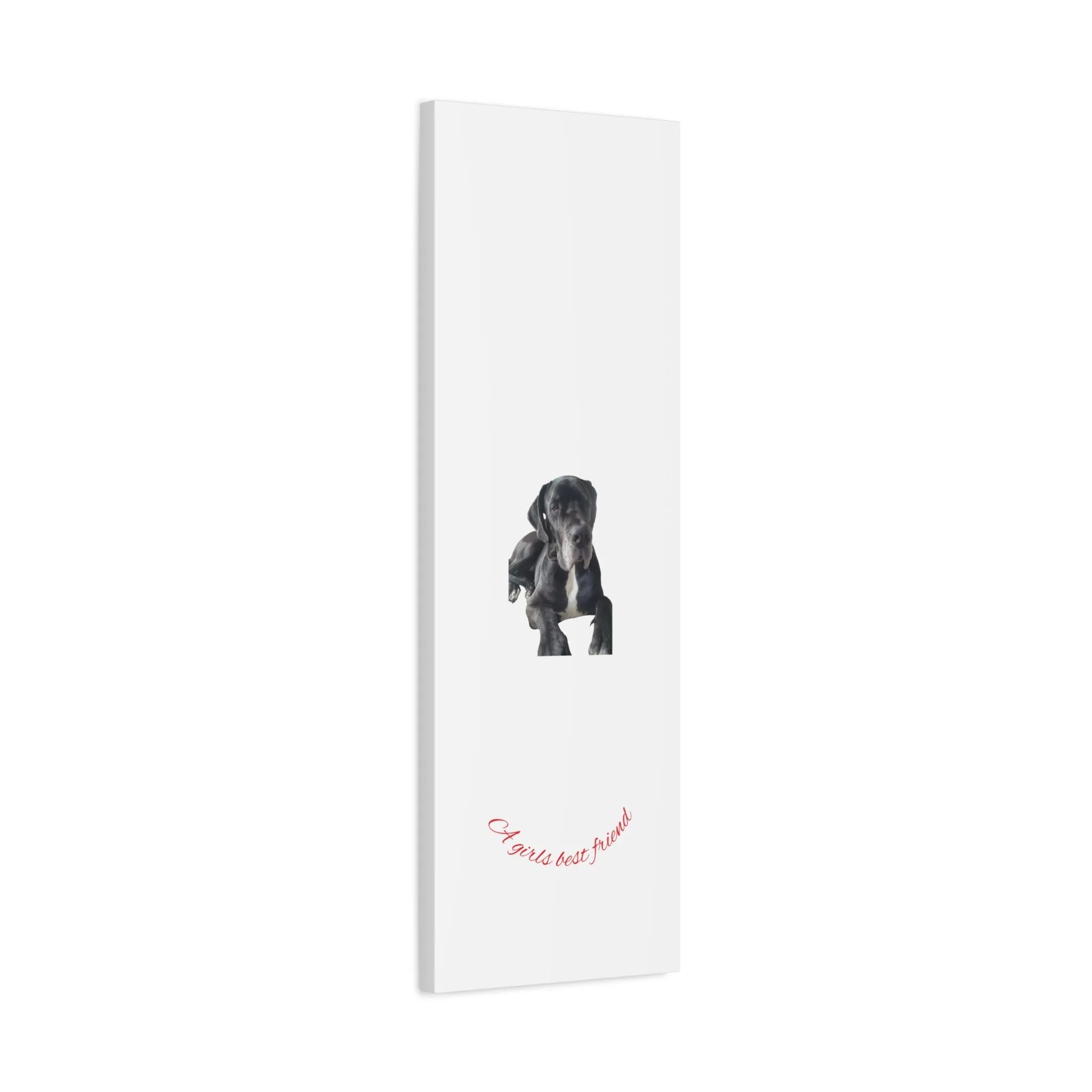 Personalized Dog Portrait Canvas Art - Custom Matte Wall Decor