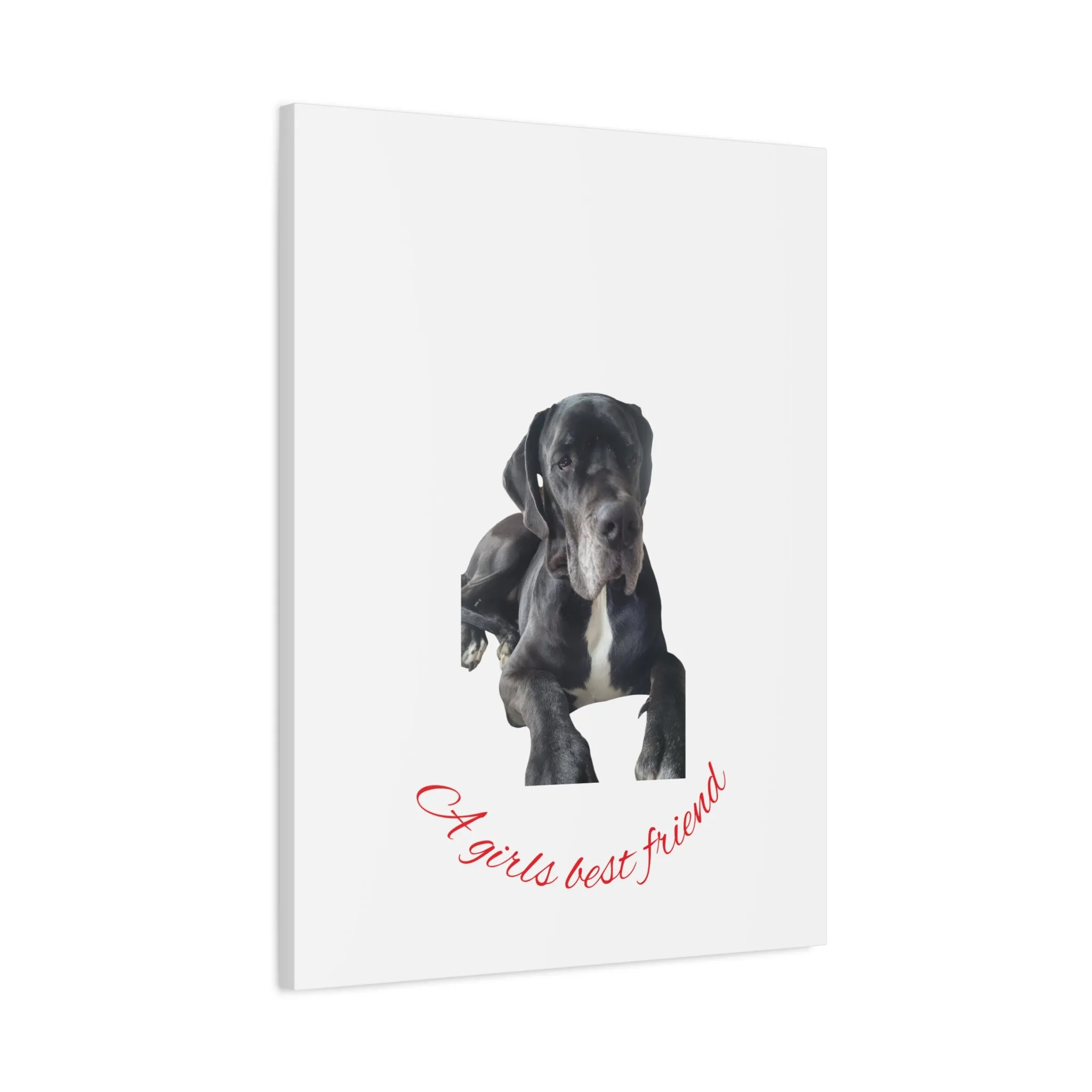 Personalized Dog Portrait Canvas Art - Custom Matte Wall Decor