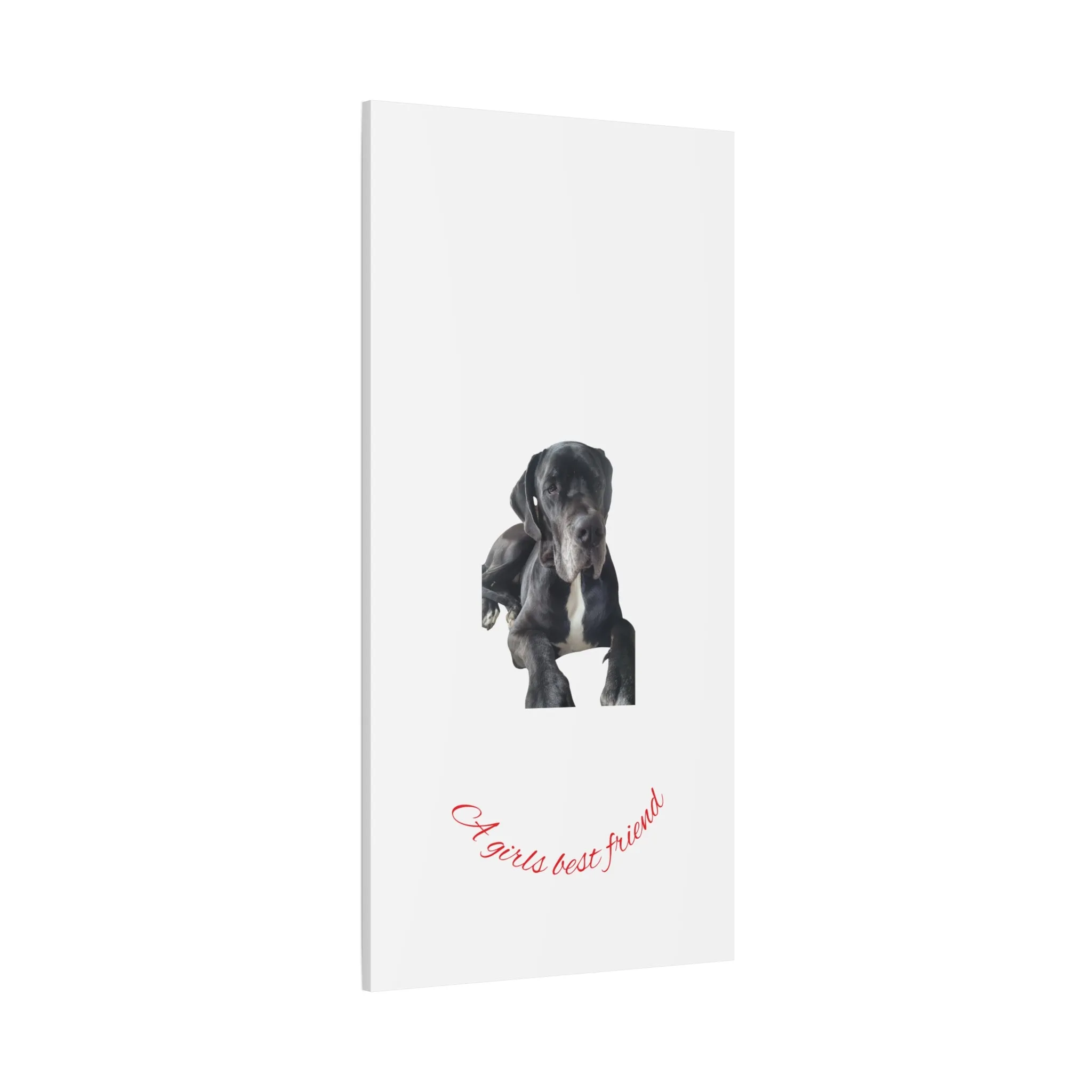 Personalized Dog Portrait Canvas Art - Custom Matte Wall Decor