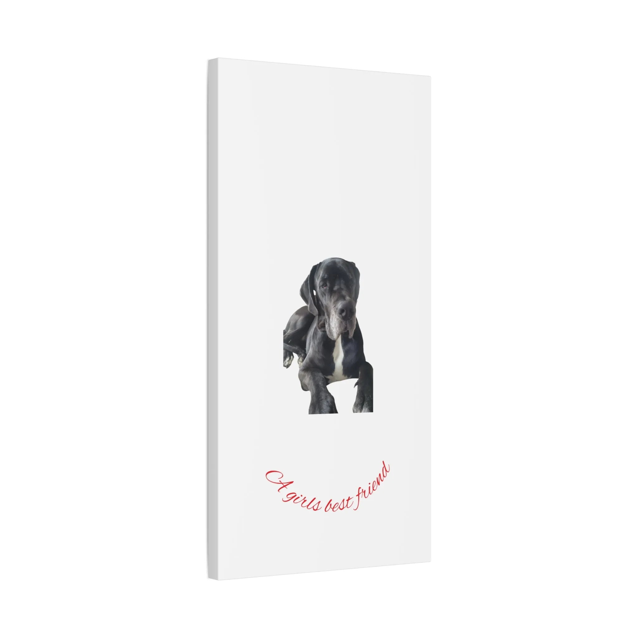 Personalized Dog Portrait Canvas Art - Custom Matte Wall Decor