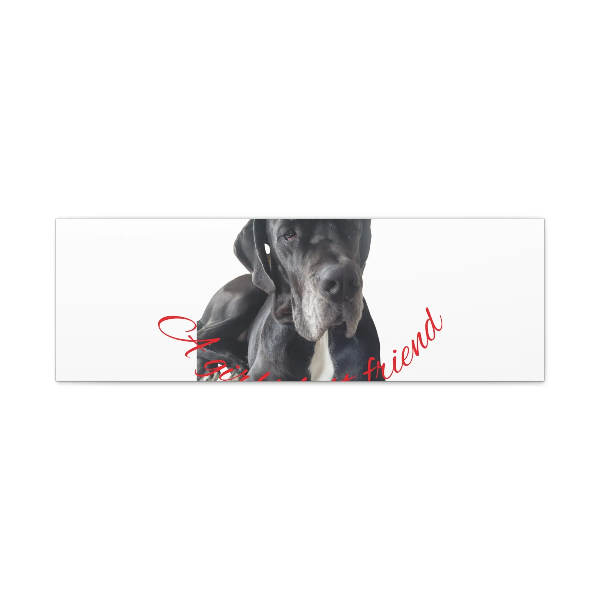 Personalized Dog Portrait Canvas Art - Custom Matte Wall Decor