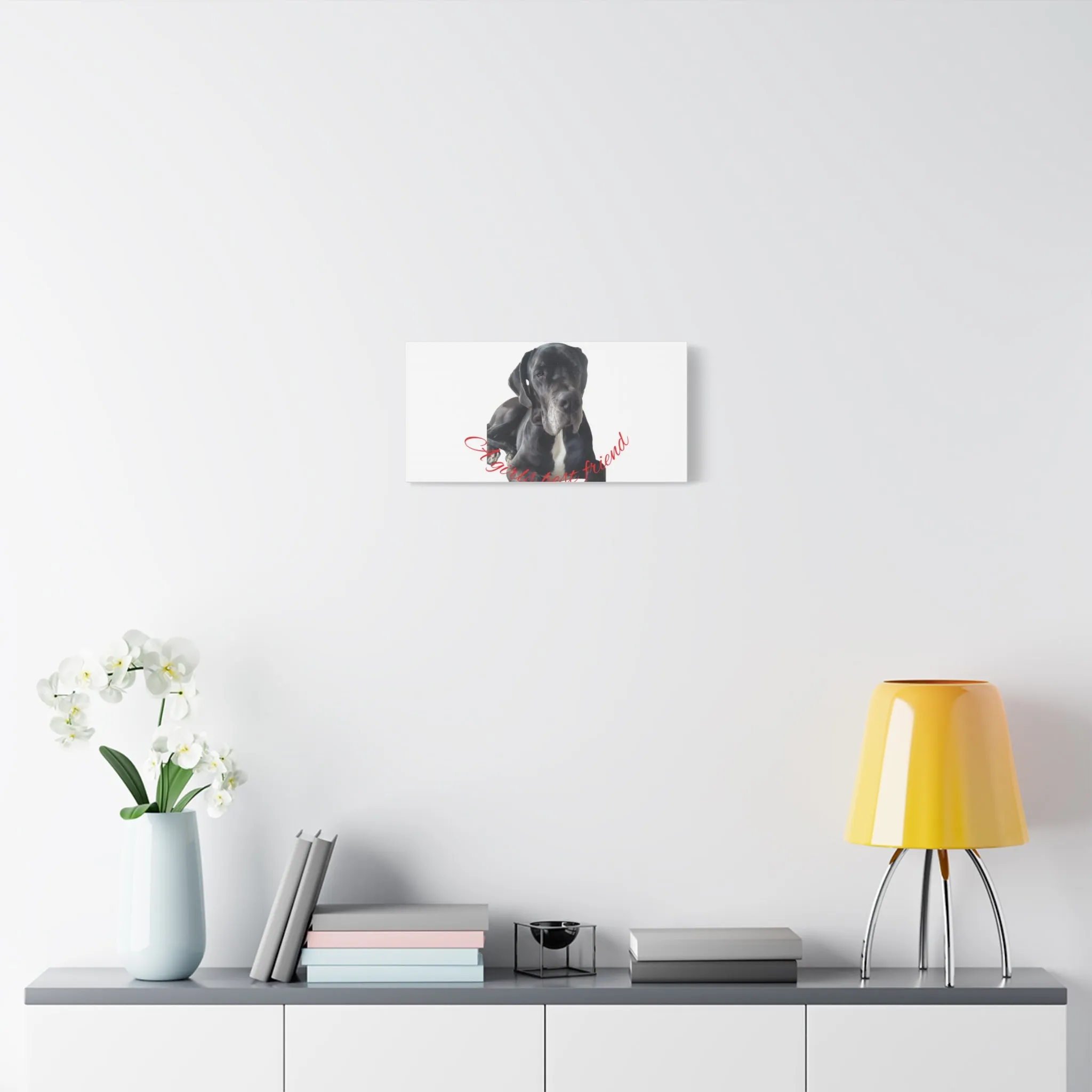 Personalized Dog Portrait Canvas Art - Custom Matte Wall Decor