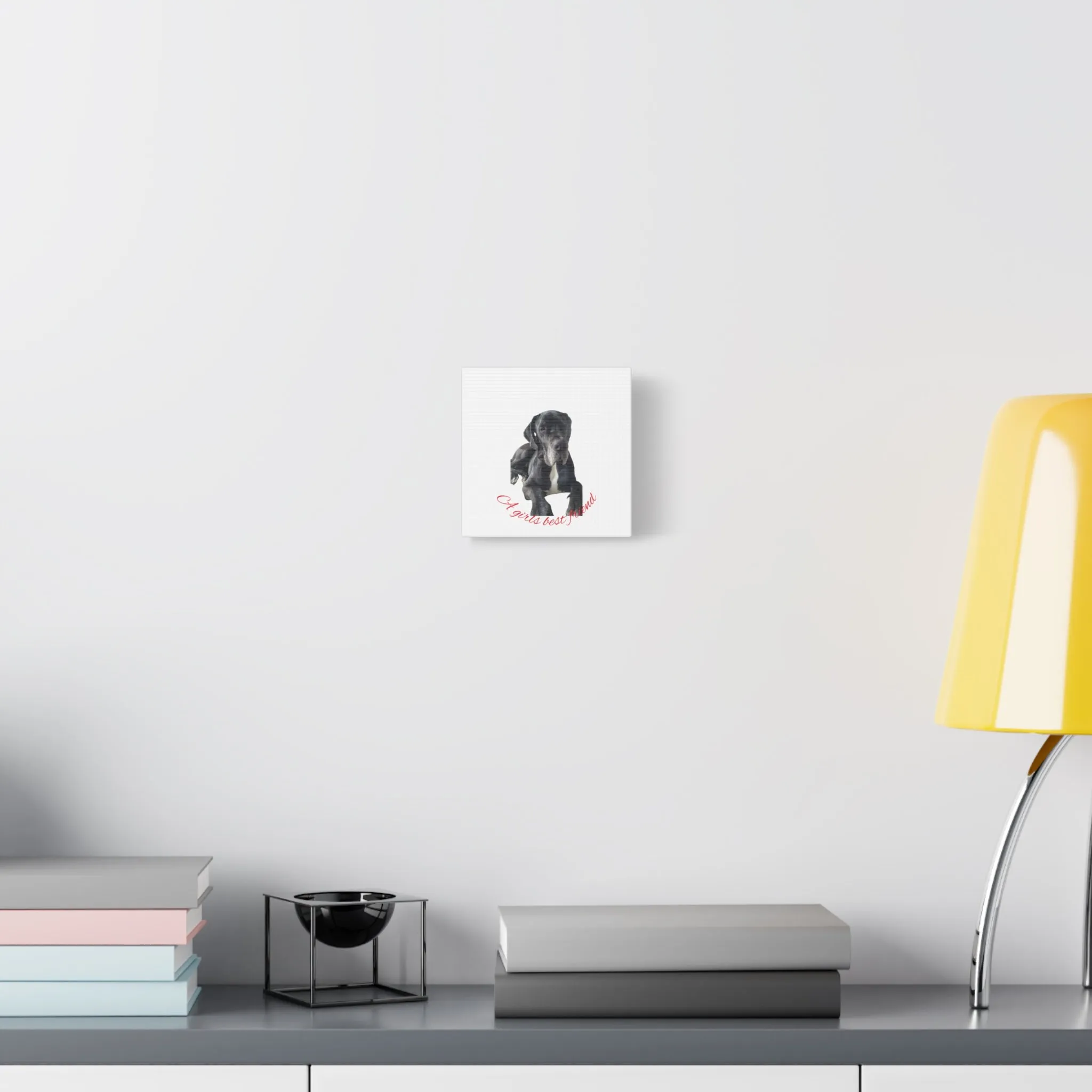Personalized Dog Portrait Canvas Art - Custom Matte Wall Decor