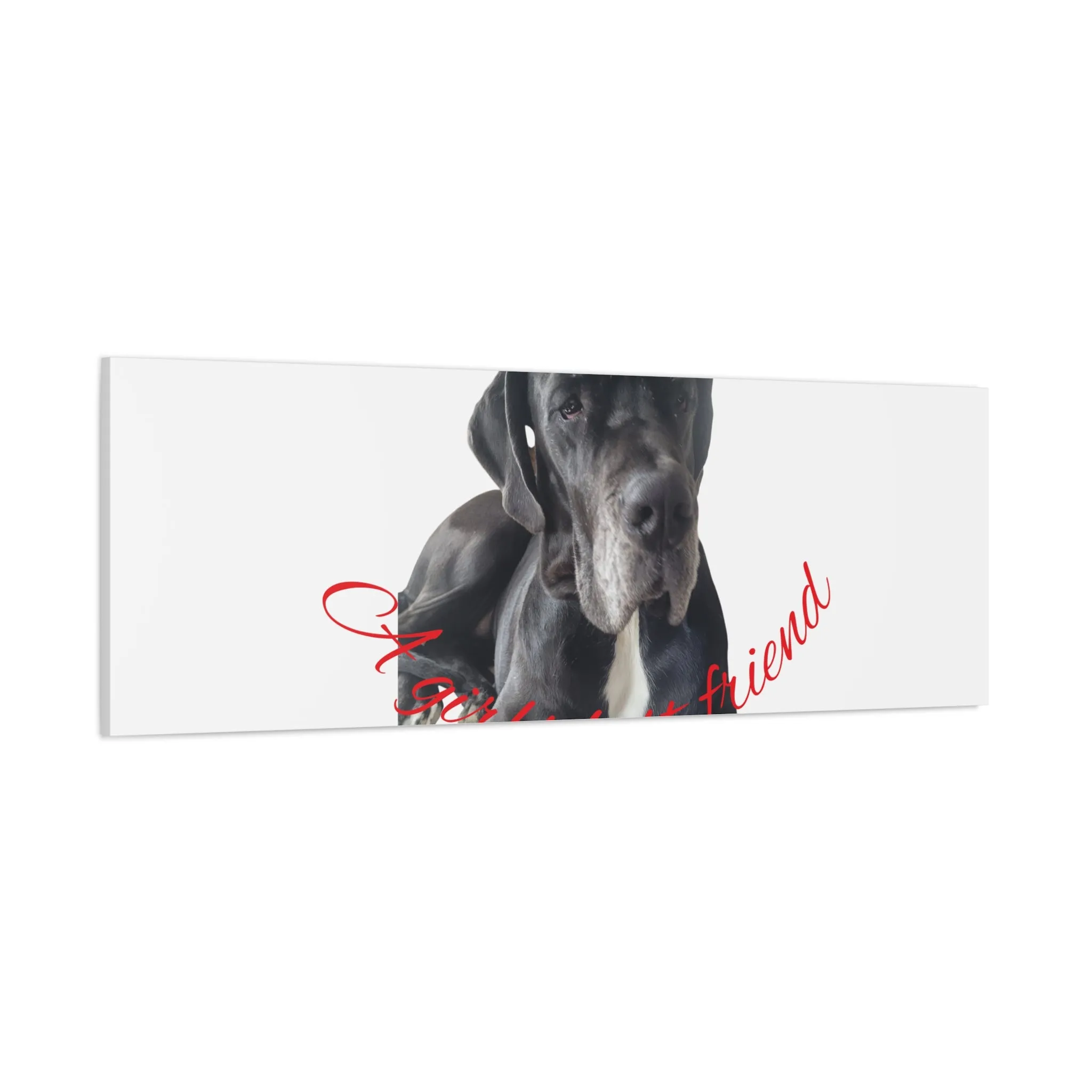 Personalized Dog Portrait Canvas Art - Custom Matte Wall Decor