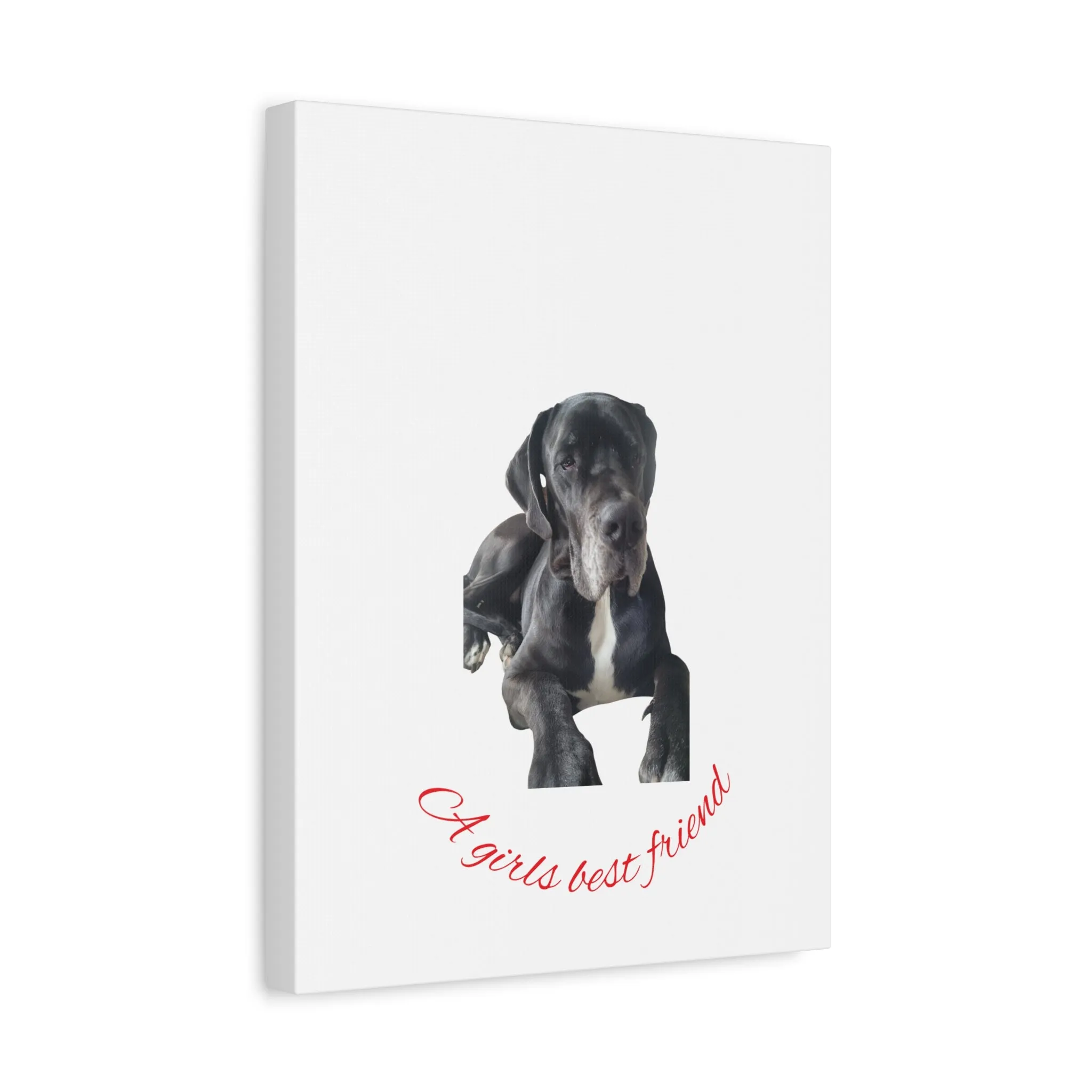 Personalized Dog Portrait Canvas Art - Custom Matte Wall Decor