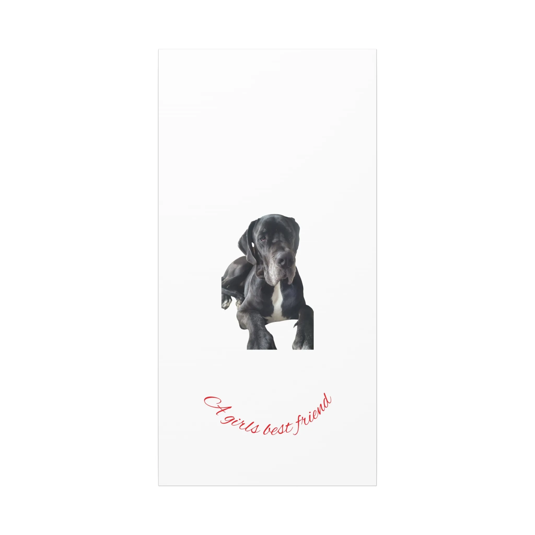 Personalized Dog Portrait Canvas Art - Custom Matte Wall Decor