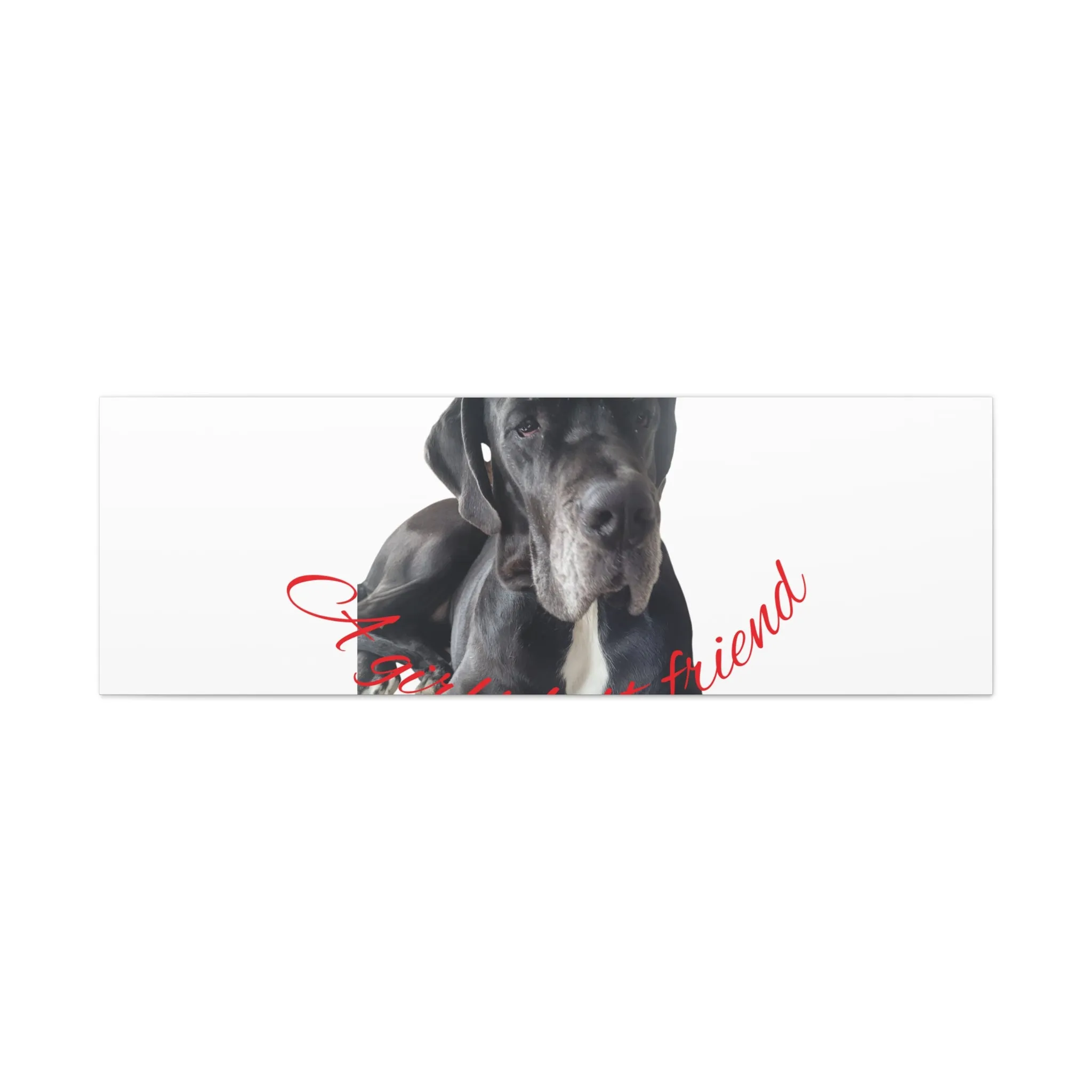 Personalized Dog Portrait Canvas Art - Custom Matte Wall Decor