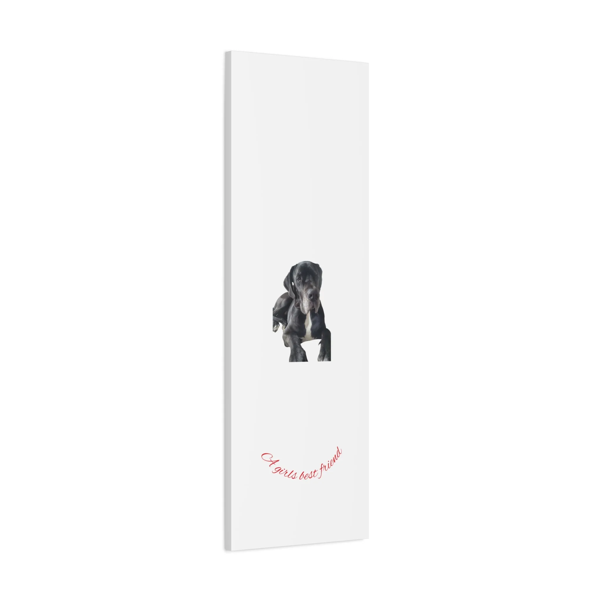 Personalized Dog Portrait Canvas Art - Custom Matte Wall Decor