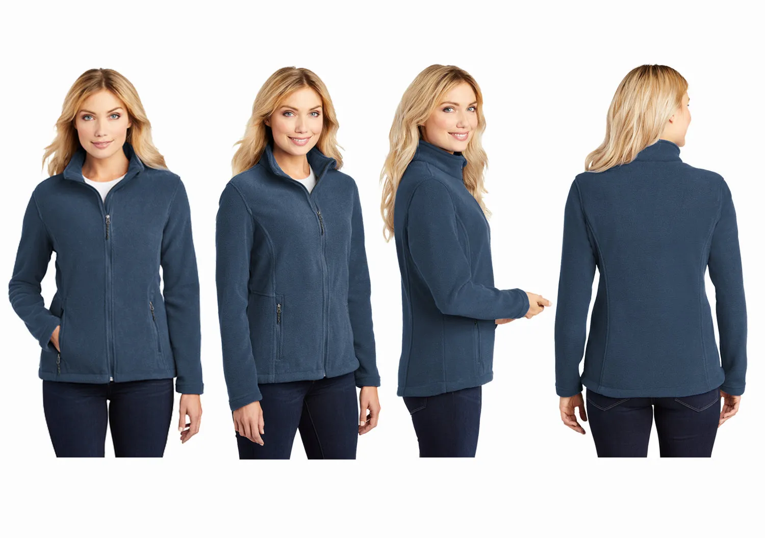 Phi Chi Theta Fleece Jacket - Chapter Name