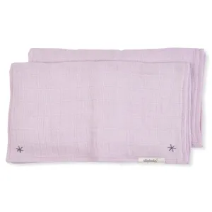 Pigment Lovie Burp Cloth Pink Lilac