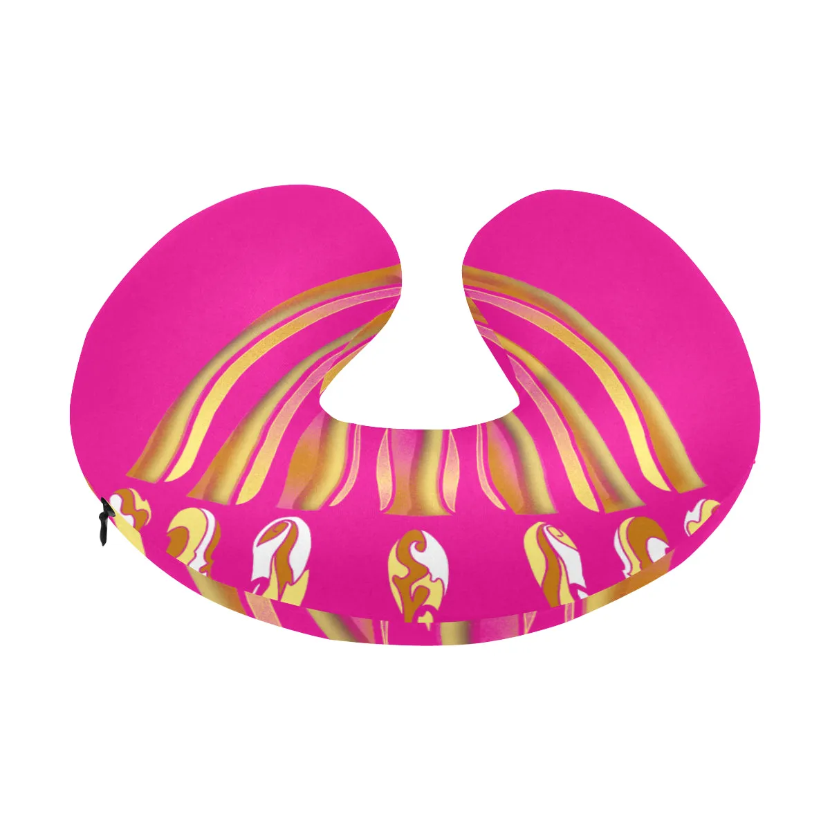 Pink MENORAH Neck Travel Pillow