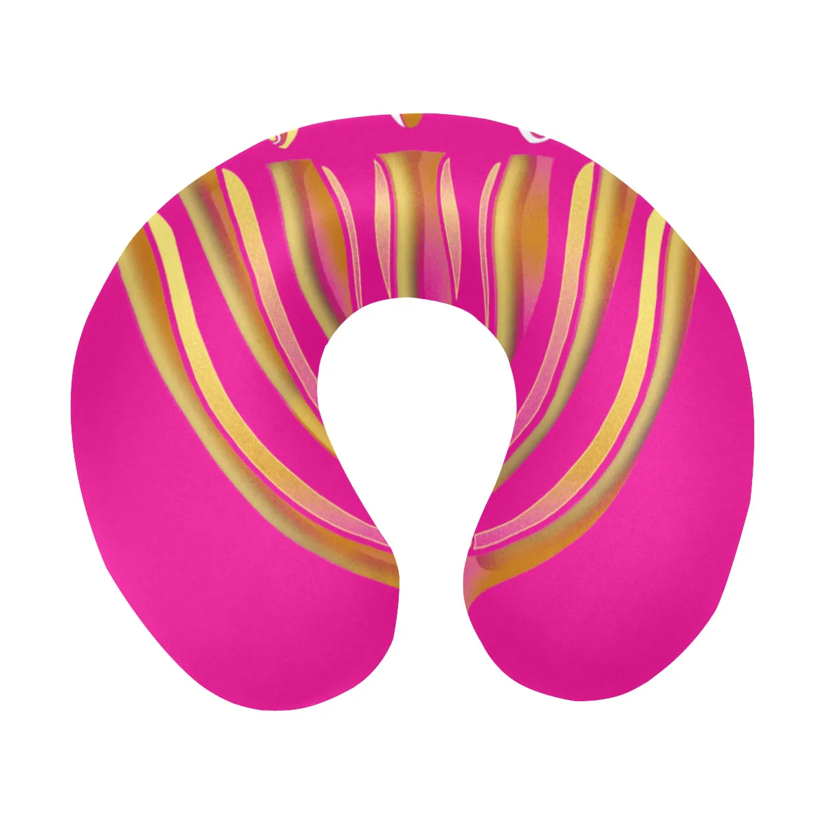 Pink MENORAH Neck Travel Pillow