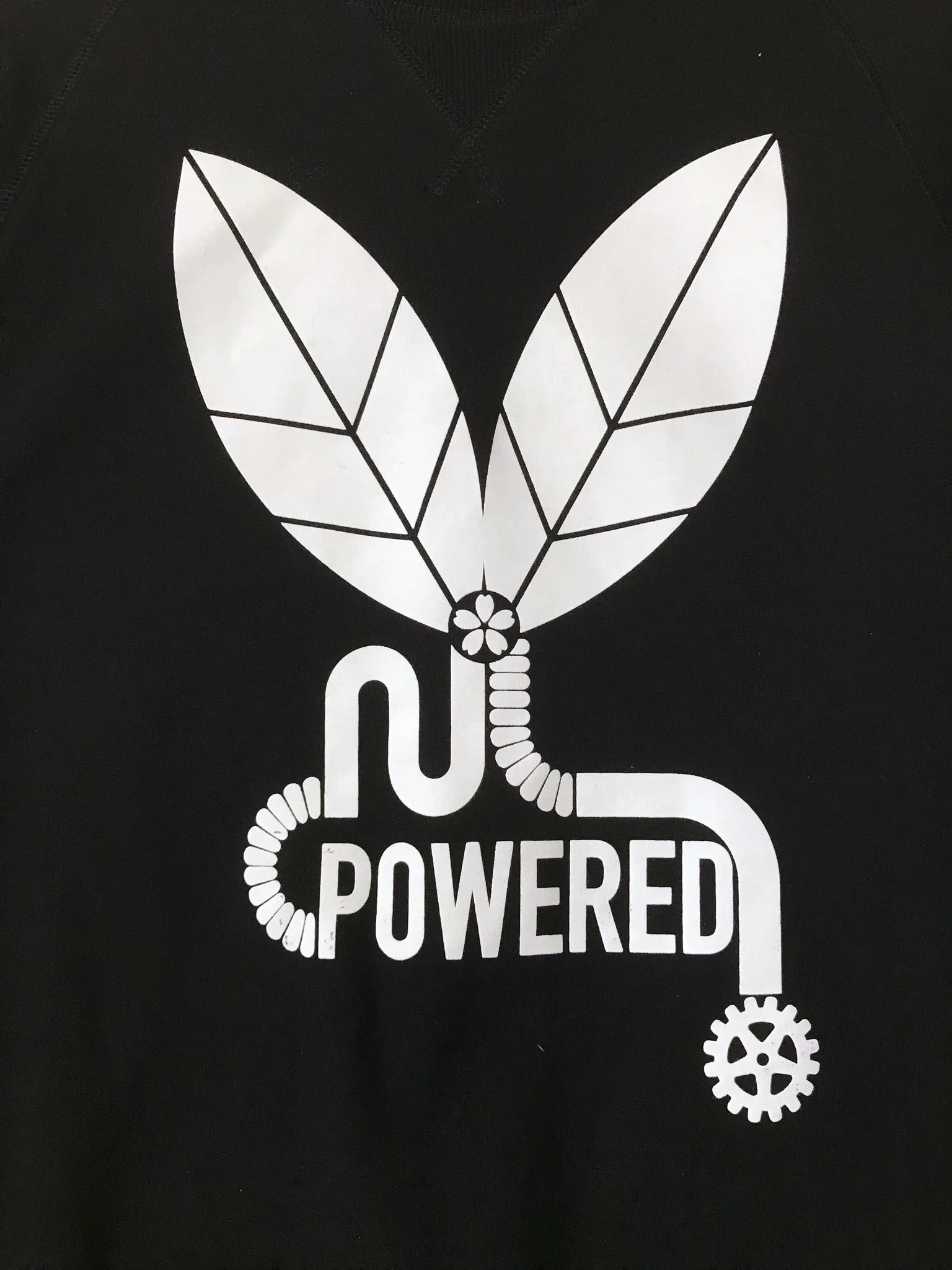 Plant 🌱 Powered sweatshirt in BLACK m