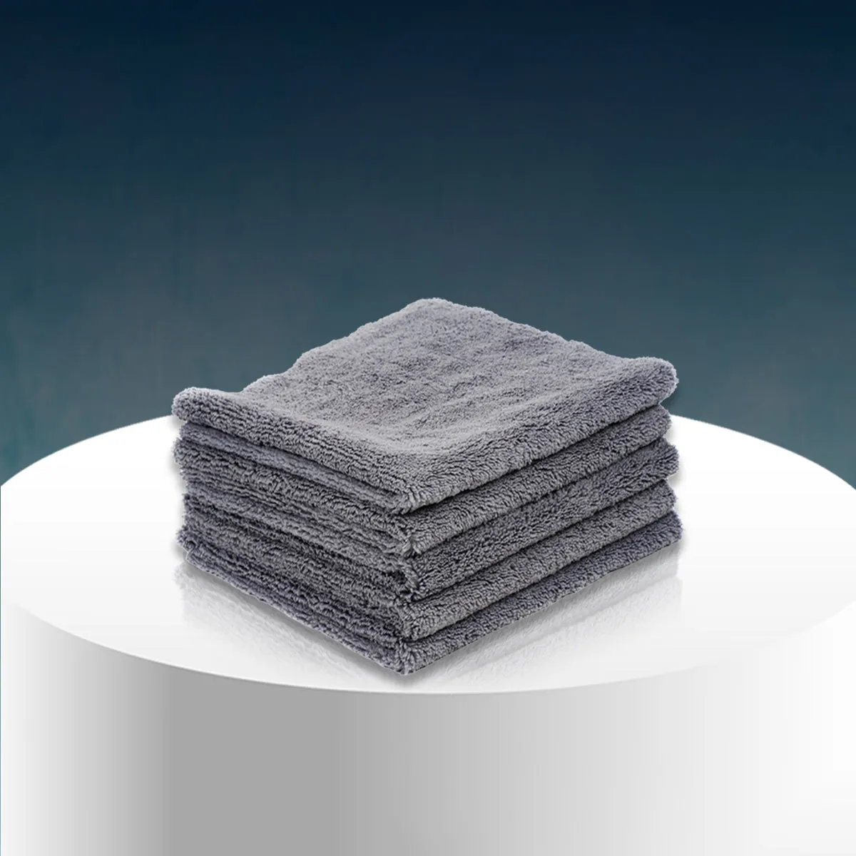 Poshlyf Microfiber Cloth Edgeless-Duo Type 40cm x 40cm Light Grey 380 GSM