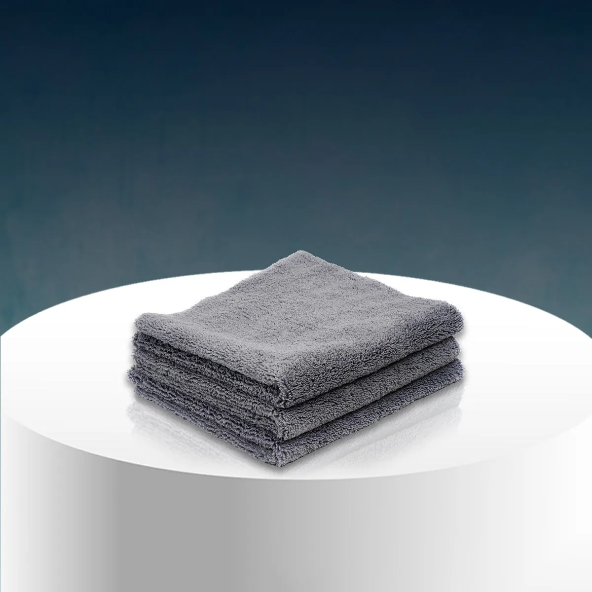 Poshlyf Microfiber Cloth Edgeless-Duo Type 40cm x 40cm Light Grey 380 GSM
