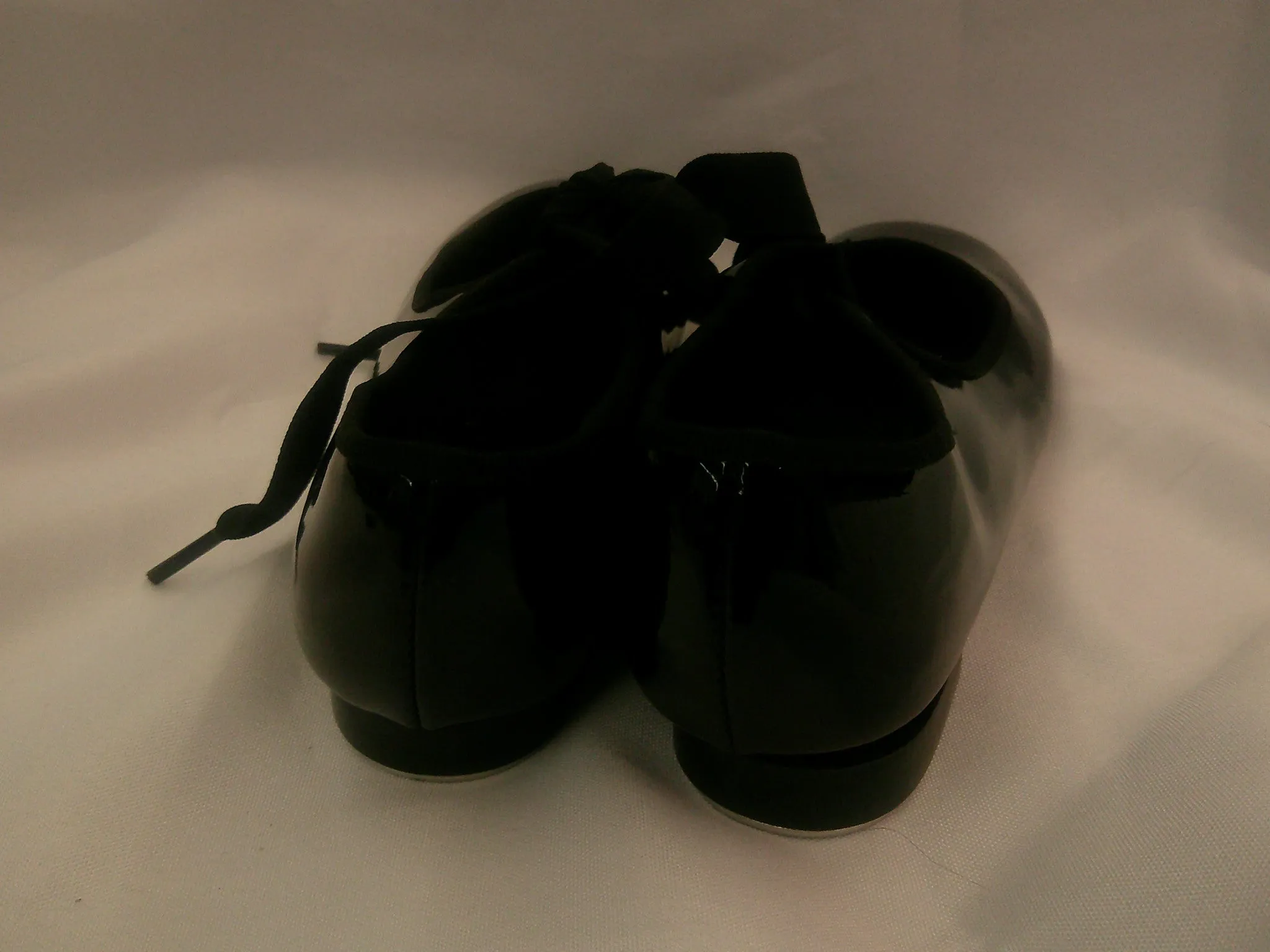 Pre-Owned Tap Shoes Dance Class Big Kid 2M Tyette Leather Ribbon