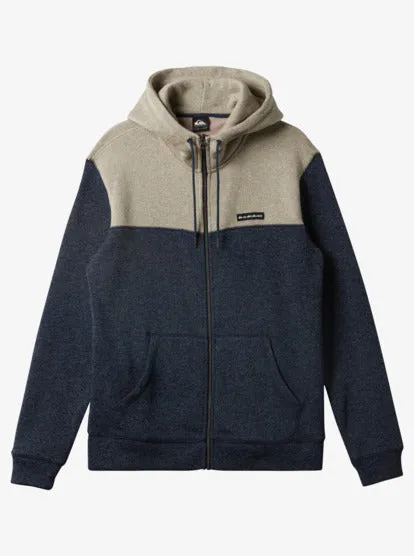 Quiksilver Keller Block Zip - Dark Navy Heather