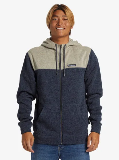 Quiksilver Keller Block Zip - Dark Navy Heather