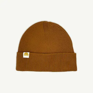 RAD DAD ORGANIC COTTON KNIT BEANIE - CAMEL